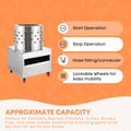 500mm Stainless Steel Chicken Feather Plucker Machine - Electric, 2-4 Chickens, Free Shipping - SuperSaverAU - view 3