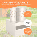 500mm Stainless Steel Chicken Feather Plucker Machine - Electric, 2-4 Chickens, Free Shipping - SuperSaverAU - view 4