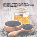 Orku 25ml Pure Ethiopian Black Seed Oil - Cold Pressed, Non-Refined, Vegan