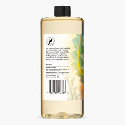 Bosisto's 1L Banksia Flower Lavender Hand Wash Refill - Vegan, Soap Free