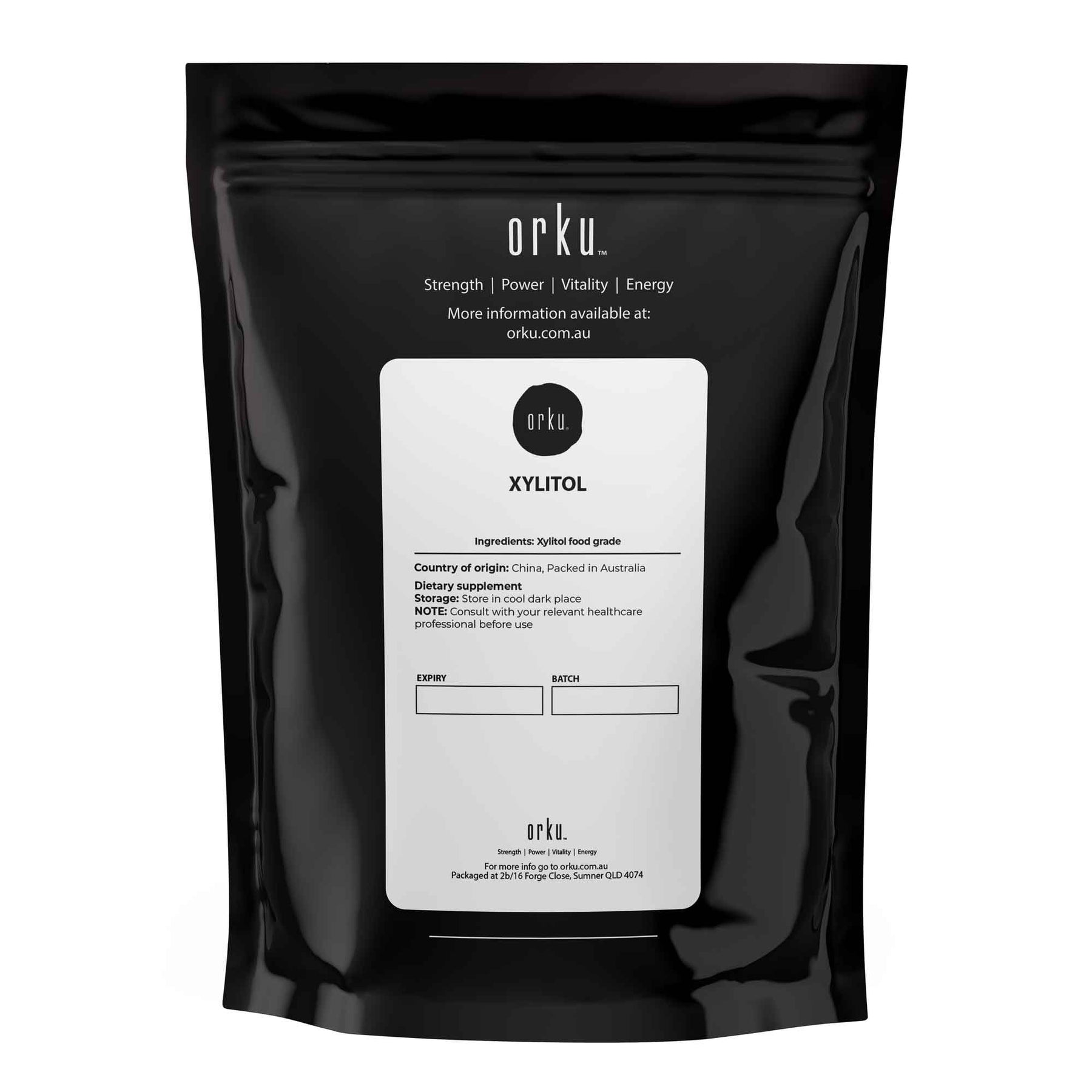 100g Xylitol Crystal Powder USP FCC Natural Sweetener Sugar Substitute Corn - SuperSaverAU - view 2