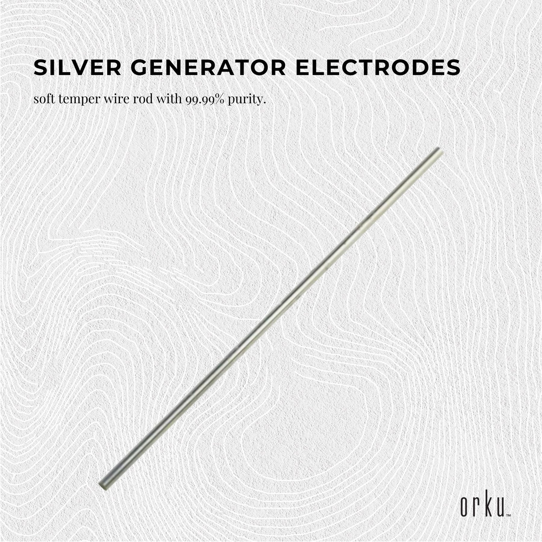 1x 8" Silver Rods 12 Gauge 99.99% High Purity Fine Soft Wire Colloidal Electrode - SuperSaverAU - view 3