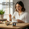 Orku 250g MGO 500+ Australian Manuka Honey - 100% Raw Natural Pure Jelly Bush