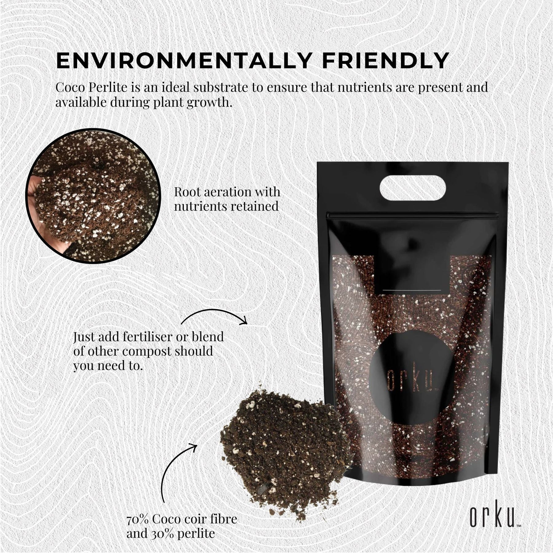 Coco Perlite 20L Hydroponic Growing Medium - 70% Coir Husk, RHP Certified - SuperSaverAU - view 5
