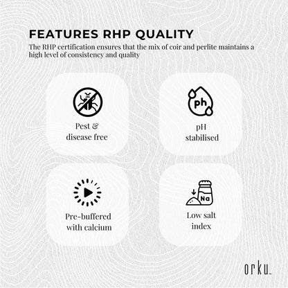 Coco Perlite 5L Mix - 70% Coir Husk, 30% Hydroponic Growing Medium