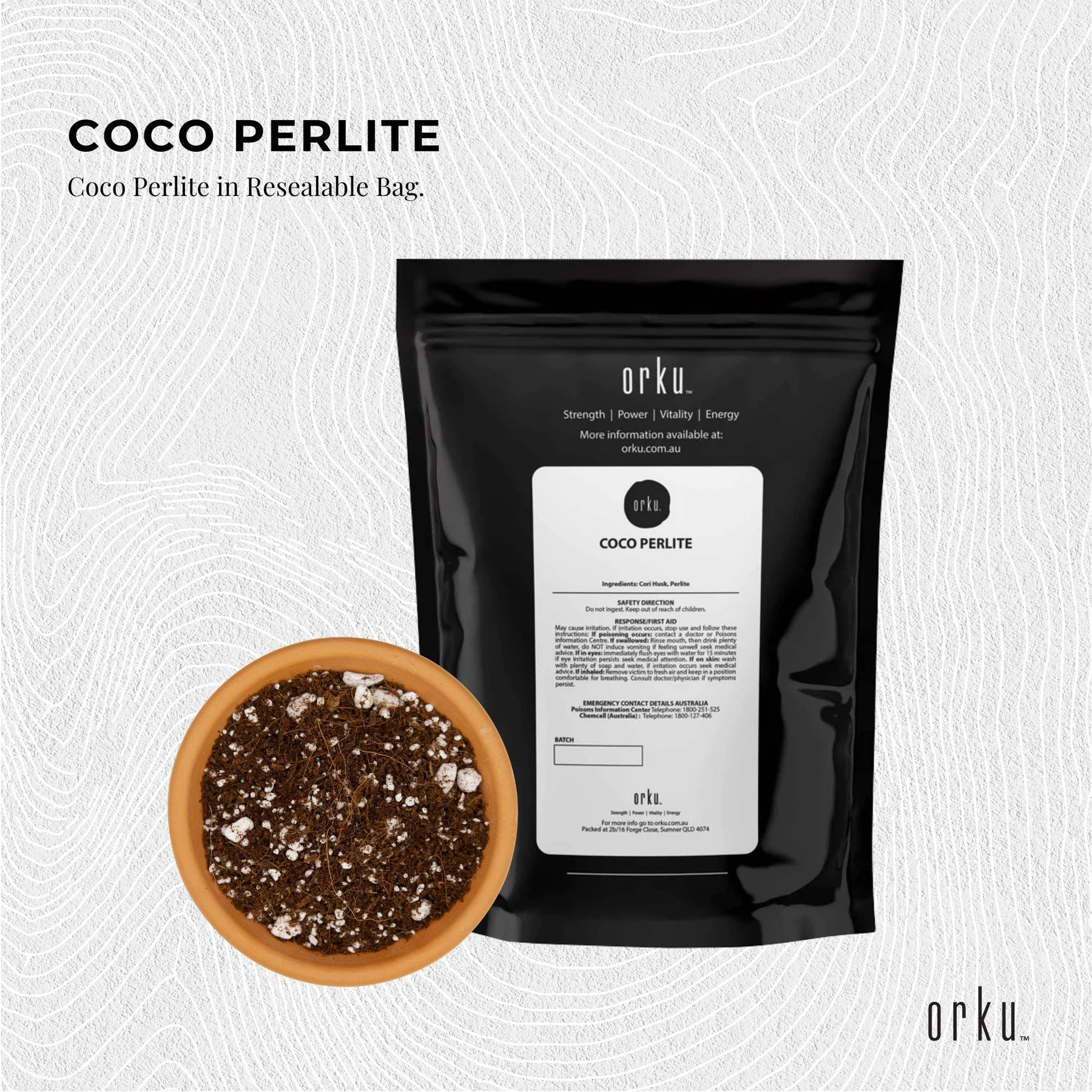 Coco Perlite 2L - 70% Coir Husk & 30% Hydroponic Growing Medium - SuperSaverAU - view 2