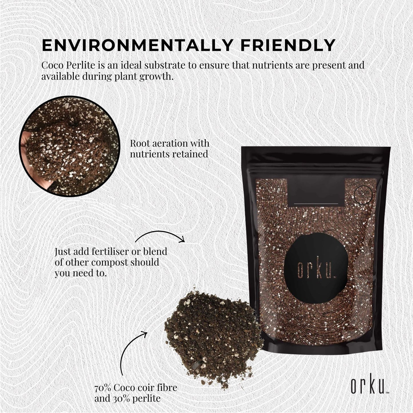 Coco Perlite 2L - 70% Coir Husk & 30% Hydroponic Growing Medium