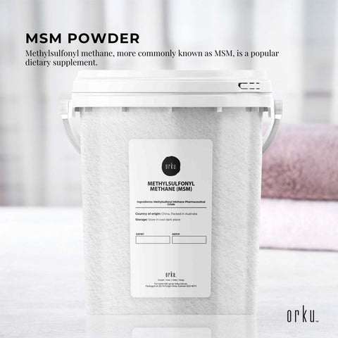 800g MSM Powder or Crystals Tub - 99% Pure Methylsulfonylmethane Dimethyl Sulfone - SuperSaverAU - view 1