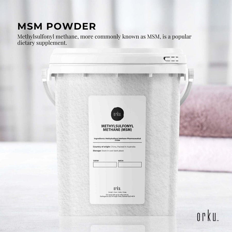 800g MSM Powder or Crystals Tub - 99% Pure Methylsulfonylmethane Dimethyl Sulfone - SuperSaverAU - view 1