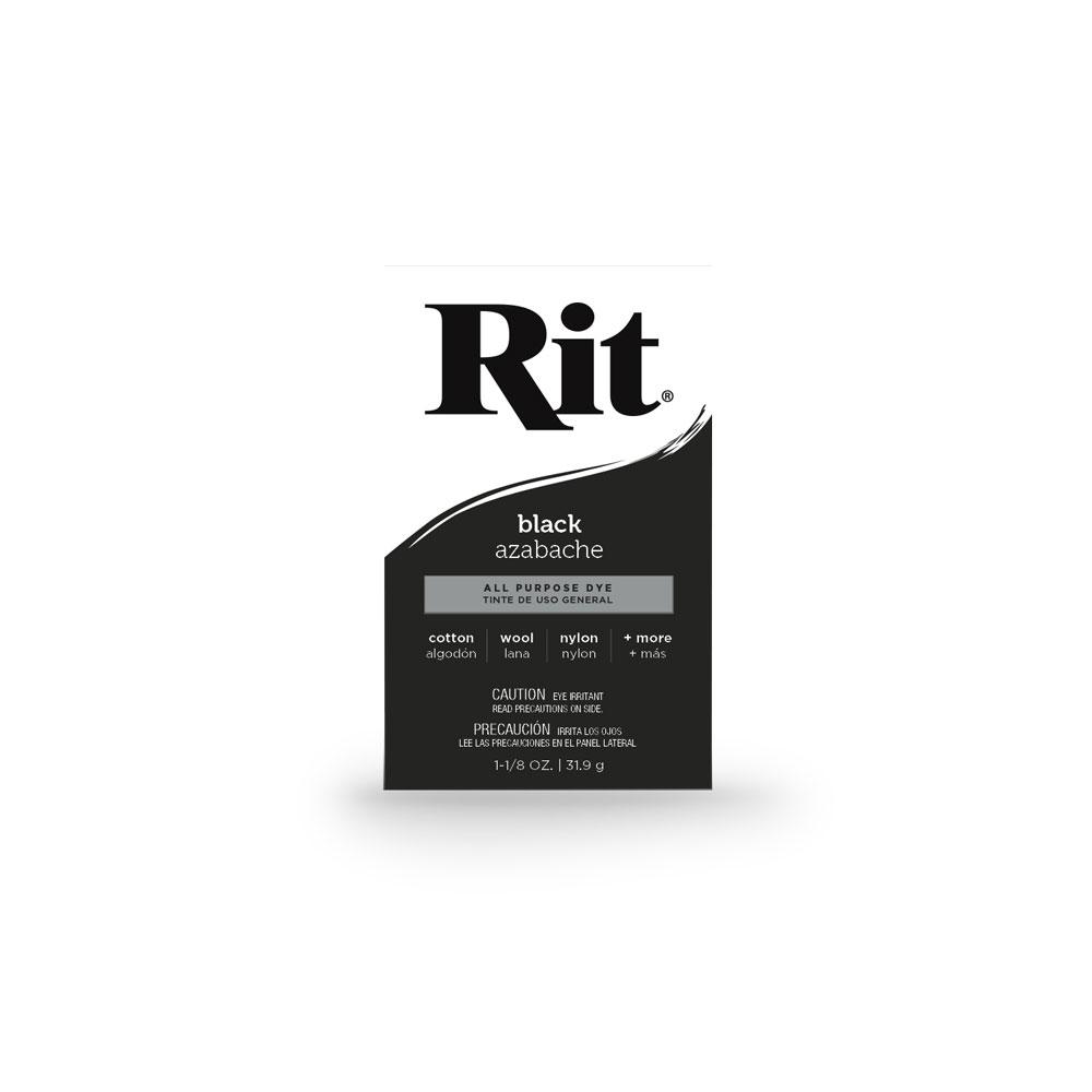 Rit 31.9g Black All Purpose Powder Dye for Fabric, Wood, Paper, and Cork - SuperSaverAU - view 1