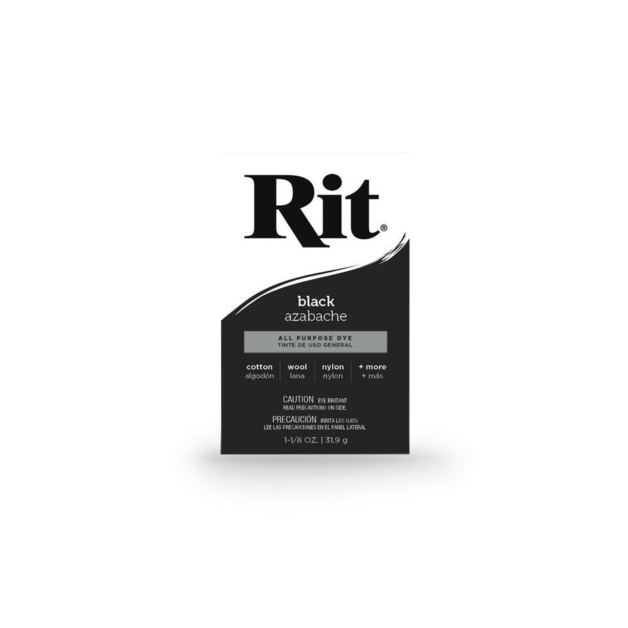 Rit 31.9g Black All Purpose Powder Dye for Fabric, Wood, Paper, and Cork - SuperSaverAU - view 1
