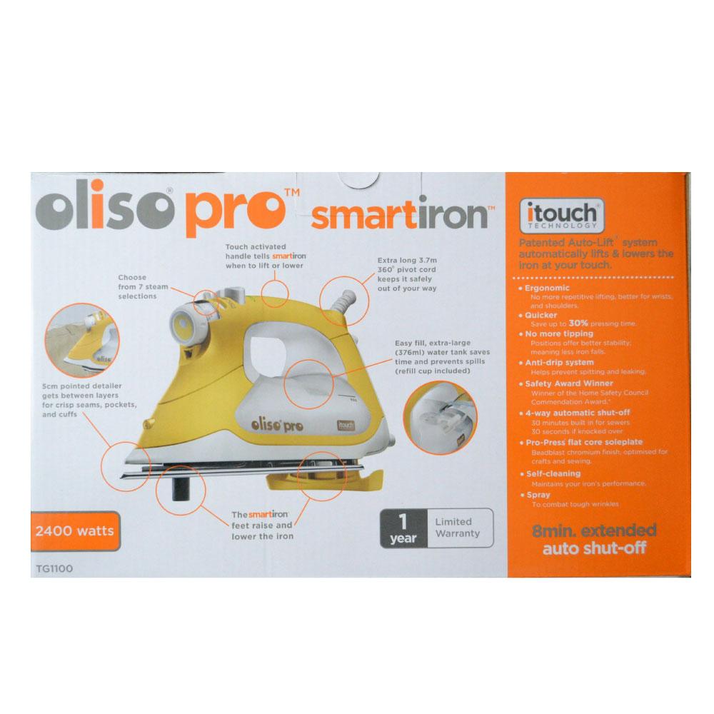 AU Plug Oliso Pro Iron iTouch Smart Technology Clothes Steamer Quilting TG1100 - SuperSaverAU - view 6