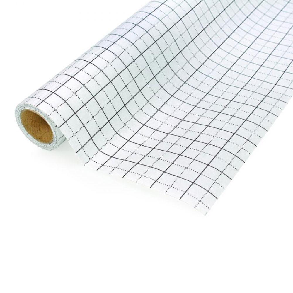 Birch Pattern Grid Tracing Paper Roll 80cm x 10m - Translucent with Blue Grid - SuperSaverAU - view 1