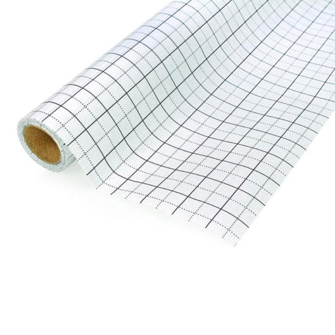 Birch Pattern Grid Tracing Paper Roll 80cm x 10m - Translucent with Blue Grid - SuperSaverAU - view 1