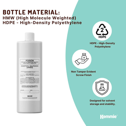 99.9% Pure DMSO Liquid 1L - Pharmaceutical Grade Dimethyl Sulfoxide Solvent - SuperSaverAU - view 2