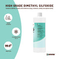 99.9% Pure Pharmaceutical Grade DMSO Liquid 250ml - Dimethyl Sulfoxide