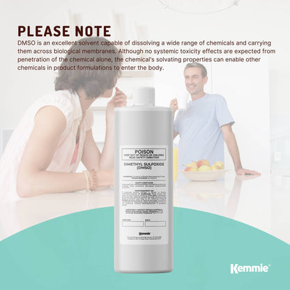 99.9% Pure Pharmaceutical Grade DMSO Liquid 250ml - Dimethyl Sulfoxide