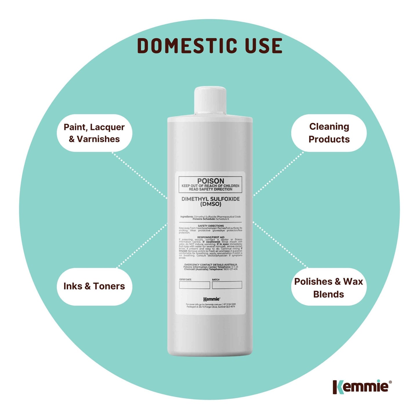 99.9% Pure Pharmaceutical Grade DMSO Liquid 250ml - Dimethyl Sulfoxide