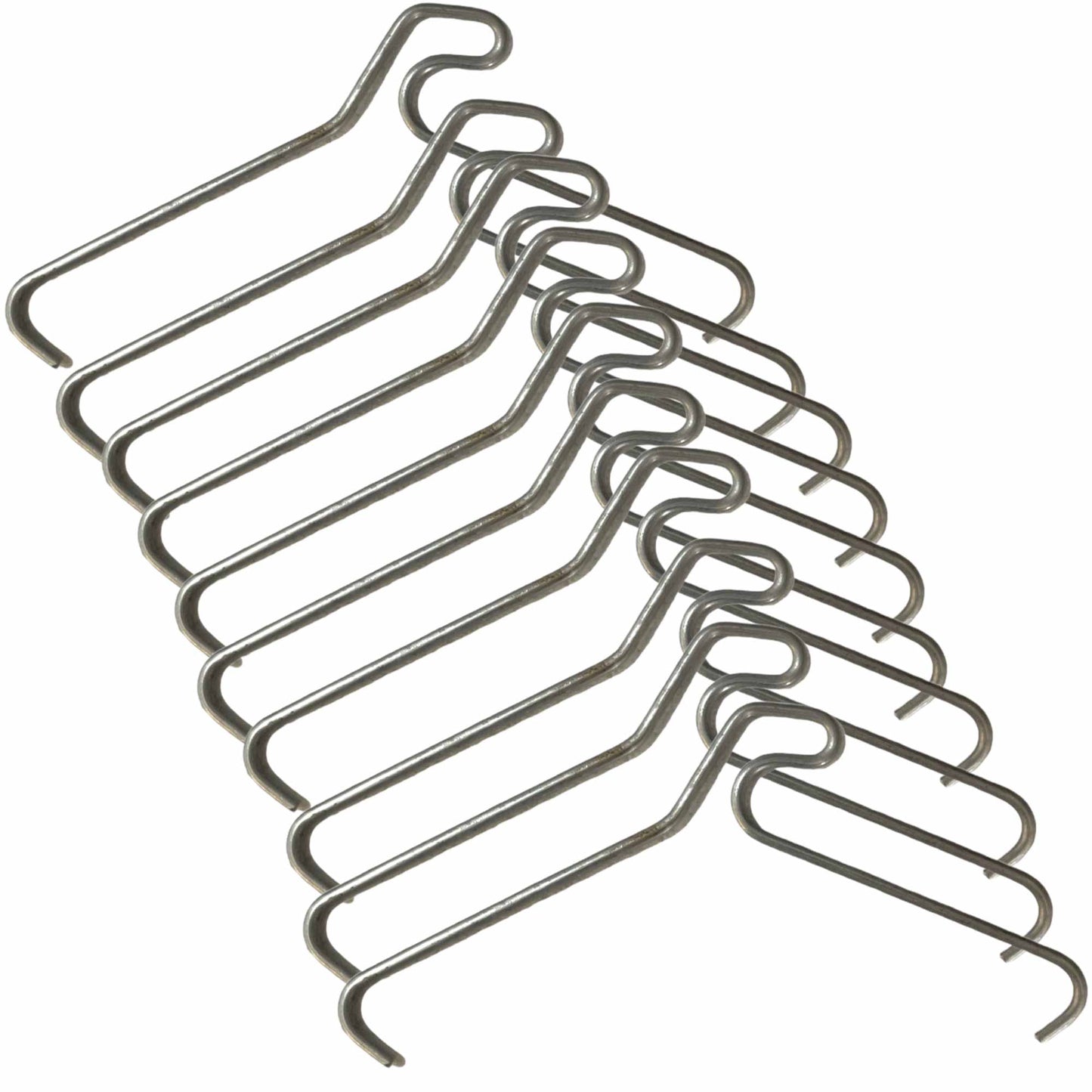 The Brick Hook 10 Pack 76mm Clips Hangers for Pictures & Plants - Stainless Steel