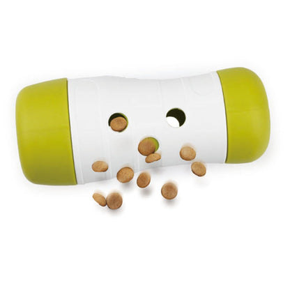 All For Paws Treat Frenzy Roll - Interactive Dispenser Feeder Toy, L 6.8 x W 6.8 x H 15.5