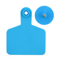 Cattle Ear Tags 100x Medium Blue 6x7.5cm Blank Livestock Labels with Pins - SuperSaverAU - view 2