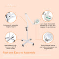 5x Magnifying Lamp Fluorescent Salon Light Glass Beauty Floor Stand Magnifier - SuperSaverAU - view 5