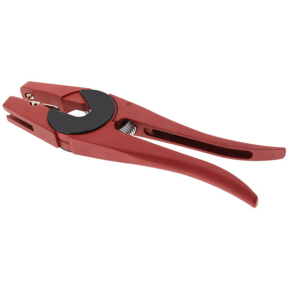 Red Ear Tag Applicator Pliers - 15cm Metal Livestock Cattle Punch Tool