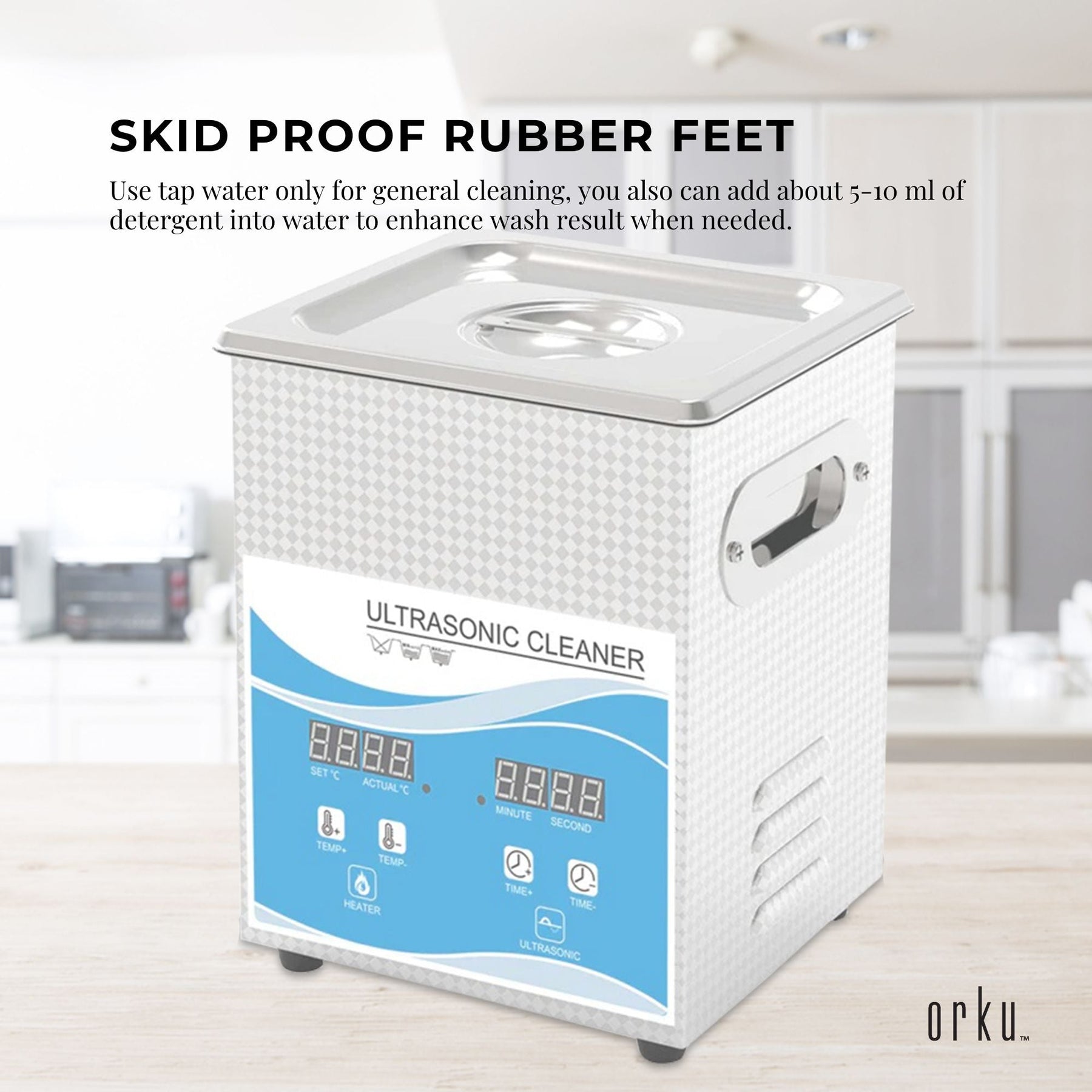 Premium 2L Digital Ultrasonic Cleaner with Degas Function 40kHz
