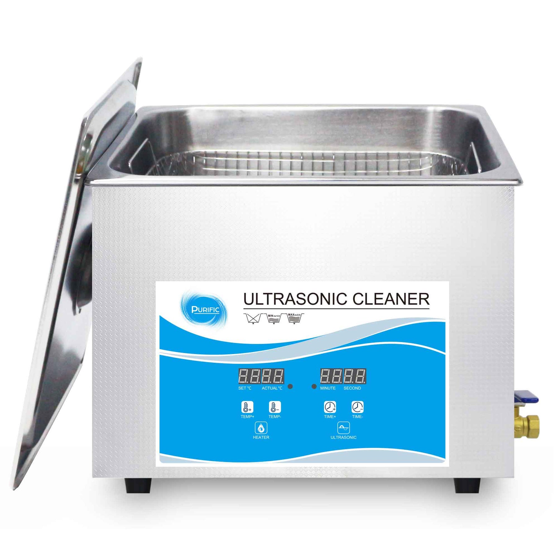 6.5L Digital Ultrasonic Cleaner Jewelry Ultra Sonic Bath Degas Parts Cleaning - SuperSaverAU - view 1