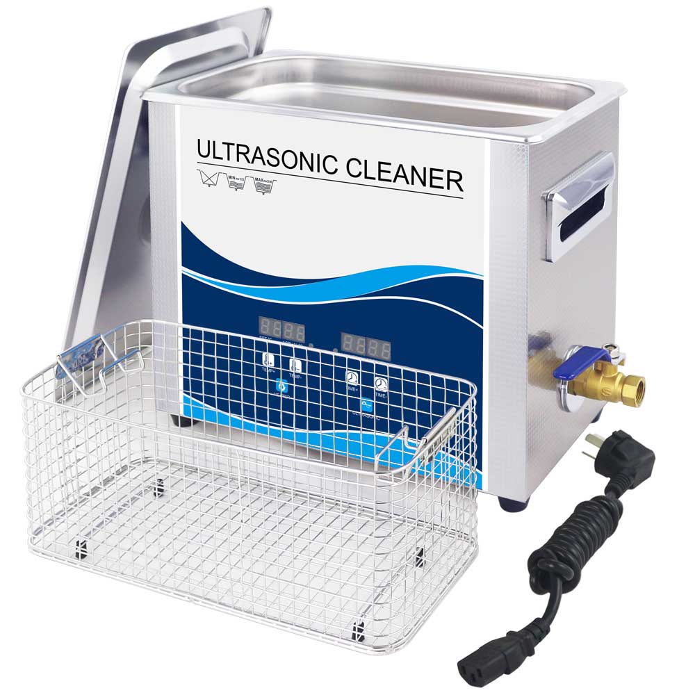 6.5L Digital Ultrasonic Cleaner Jewelry Ultra Sonic Bath Degas Parts Cleaning - SuperSaverAU - view 3