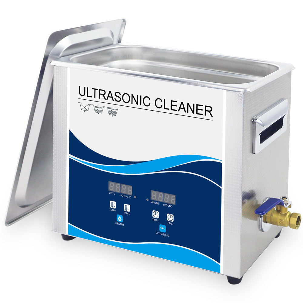 6.5L Digital Ultrasonic Cleaner Jewelry Ultra Sonic Bath Degas Parts Cleaning - SuperSaverAU - view 6