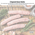 7L Manual Vertical Sausage Filler - Stainless Stuffer Meat Press Machine - SuperSaverAU - view 3