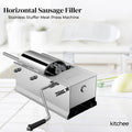 7L Manual Horizontal Sausage Filler - Stainless Stuffer Meat Press Machine - SuperSaverAU - view 3