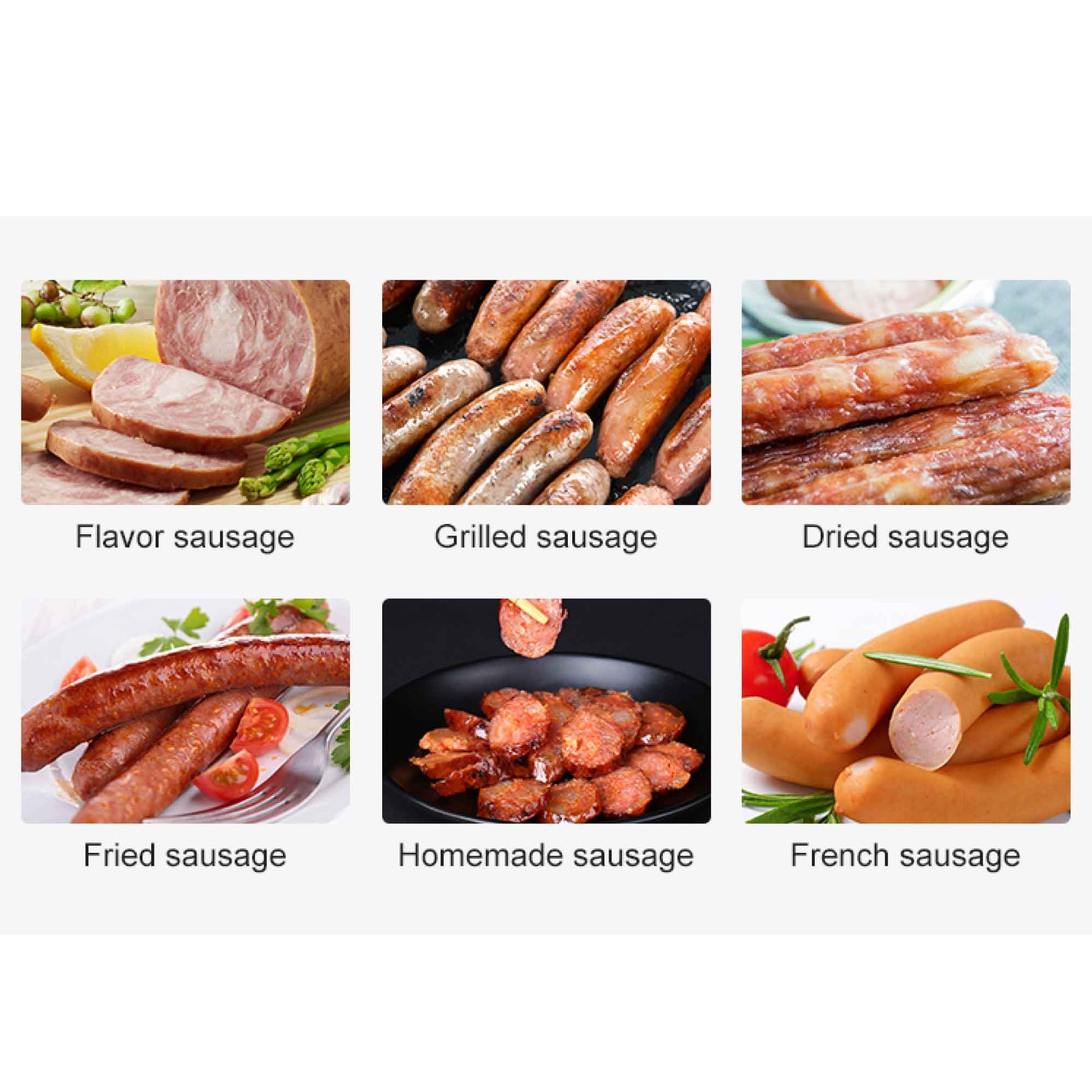 7L Manual Horizontal Sausage Filler - Stainless Stuffer Meat Press Machine - SuperSaverAU - view 10