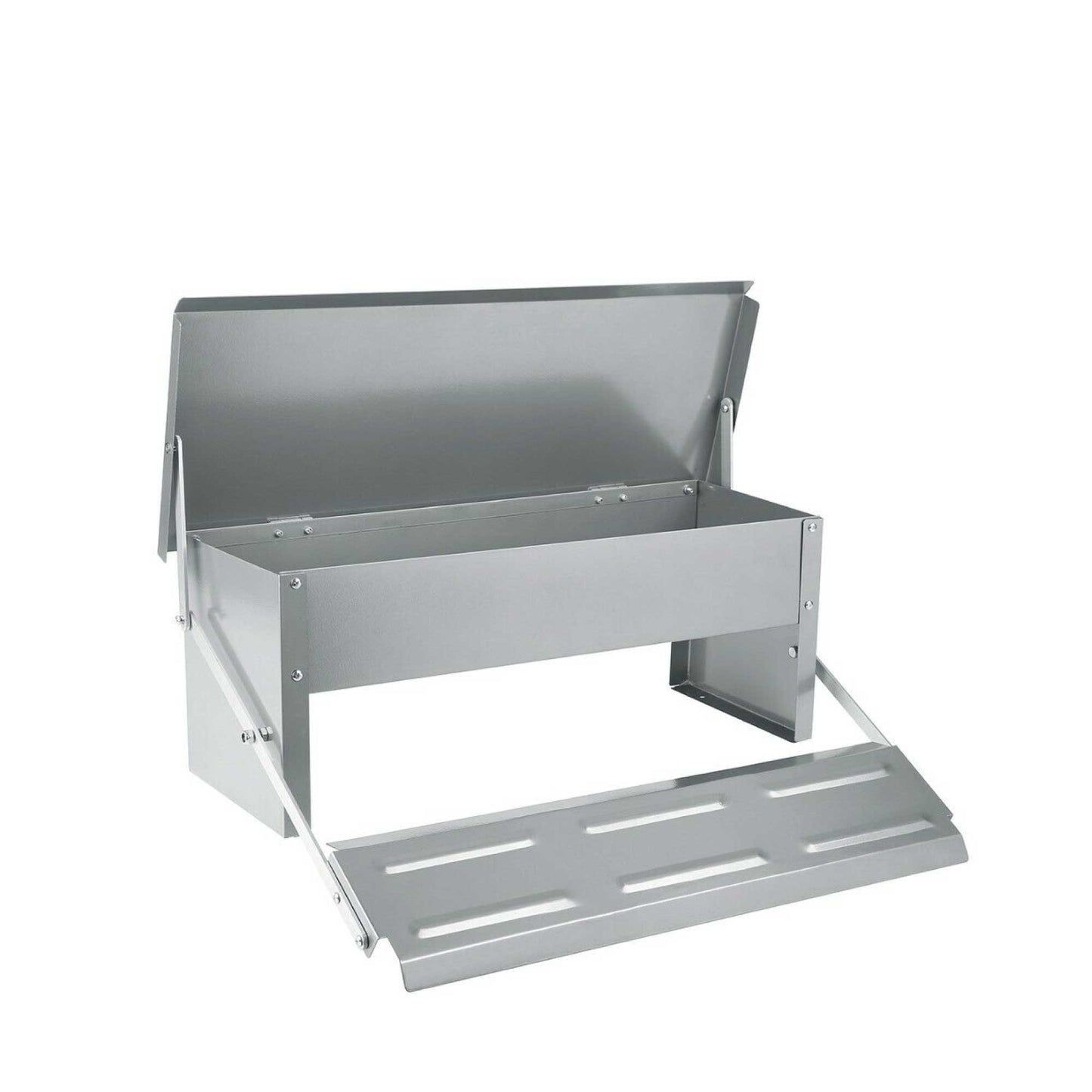 11L Automatic Aluminium Chicken Feeder - Self Feeding, Rust-Proof, Waterproof