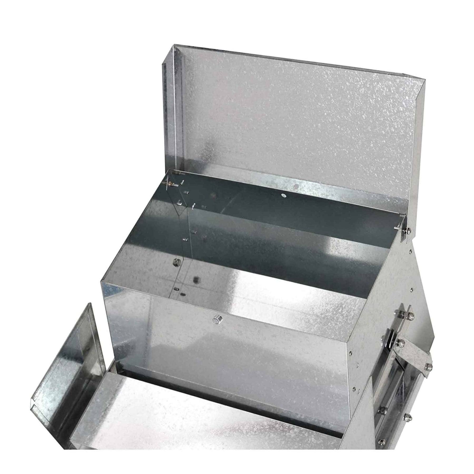 9kg Automatic Chicken Feeder Treadle - Aluminium & Galvanised Steel, Rust-proof - SuperSaverAU - view 3