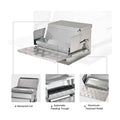 9kg Automatic Chicken Feeder Treadle - Aluminium & Galvanised Steel, Rust-proof - SuperSaverAU - view 4