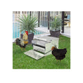 9kg Automatic Chicken Feeder Treadle - Aluminium & Galvanised Steel, Rust-proof - SuperSaverAU - view 5