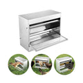 Premium Galvanised Steel Automatic Chicken Feeder Treadle - 10kg