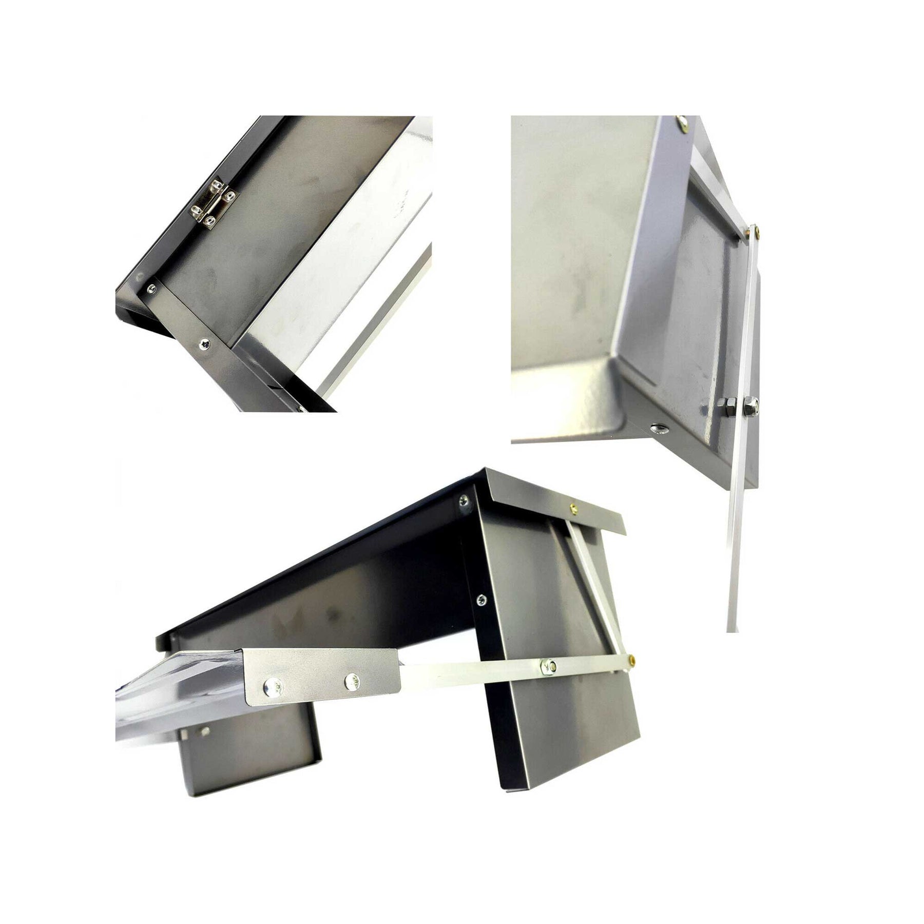 Galvanised Steel 6.5L Automatic Chicken Feeder Treadle for Poultry - SuperSaverAU - view 3