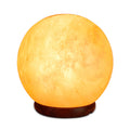 Himalayan Pink Salt Lamp 5" Ball Sphere 12V 12W with Wooden Base - SuperSaverAU - view 1