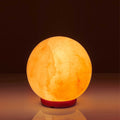 Himalayan Pink Salt Lamp 6.5" Ball Sphere with 12V 12W Light Bulb - SuperSaverAU - view 2
