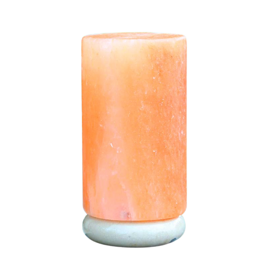 Himalayan Pink Salt Lamp 2.5kg Cylinder Shape with 12V 12W Bulb - SuperSaverAU - view 1