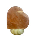 Premium Heart Himalayan Pink Salt Lamp with 12V Bulb - 3-3.5kg