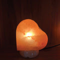 Premium Heart Himalayan Pink Salt Lamp with 12V Bulb - 3-3.5kg