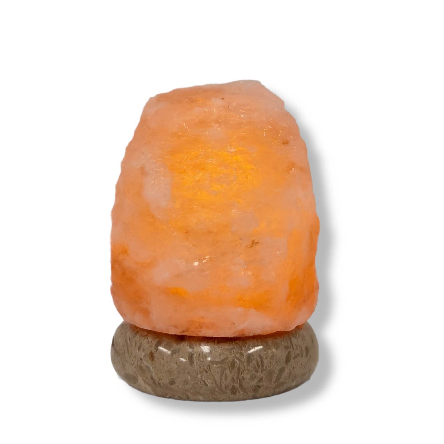 Himalayan Salt Collective USB Himalayan Salt Lamp - Mini Natural Rock Shape 8.5cm