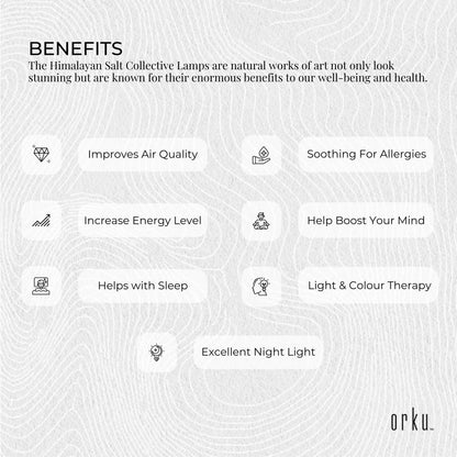 Himalayan Salt Collective USB Cylinder Pink Salt Lamp 1.5 Kgs 11cm LED Light