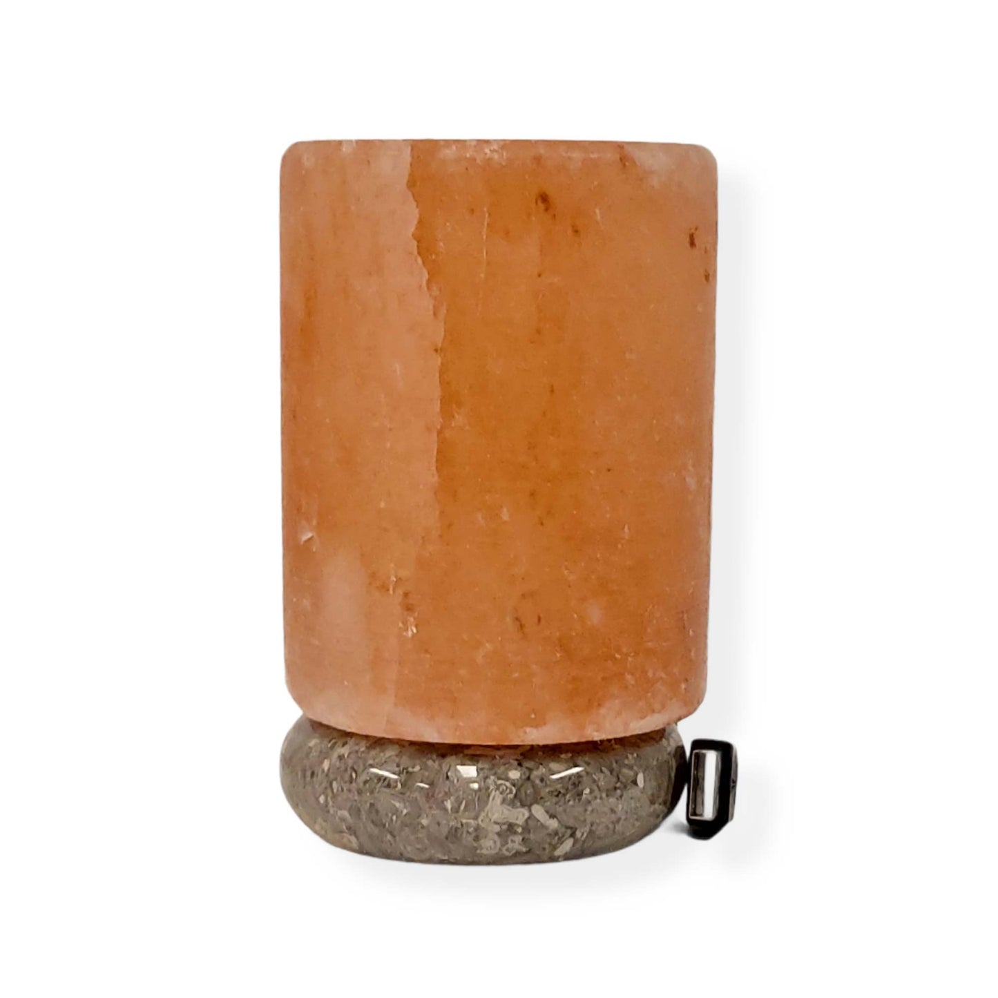 Himalayan Salt Collective USB Cylinder Pink Salt Lamp 1.5 Kgs 11cm LED Light