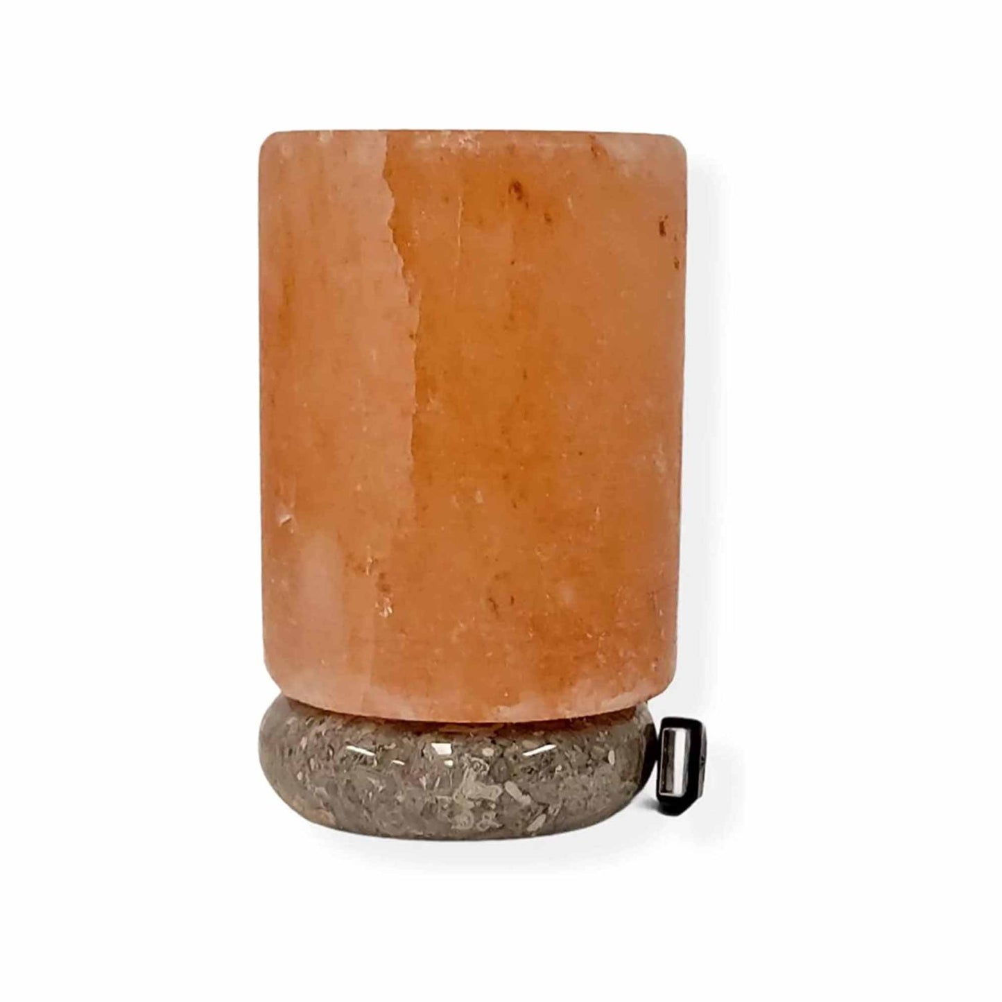 Himalayan Salt Collective USB Cylinder Pink Salt Lamp 1.5 Kgs 11cm LED Light