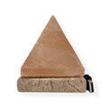 Himalayan Salt Collective USB Pyramid Salt Lamp 0.6 Kgs 8.5cm with LED Bulb - SuperSaverAU - view 1